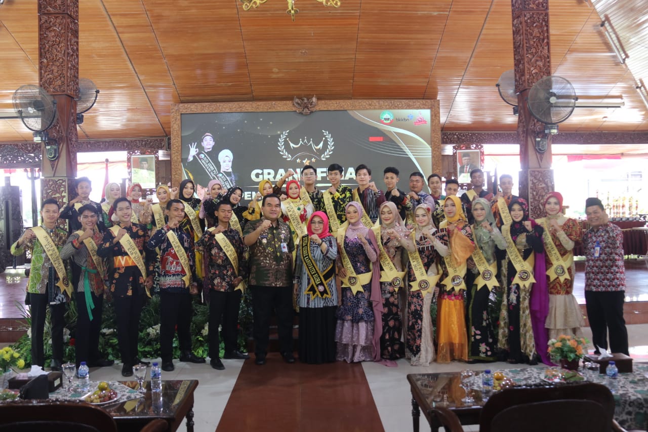 M. Al-Hilal Yulianto dan  Dewi Ernawati Duta Genre Blora 2023